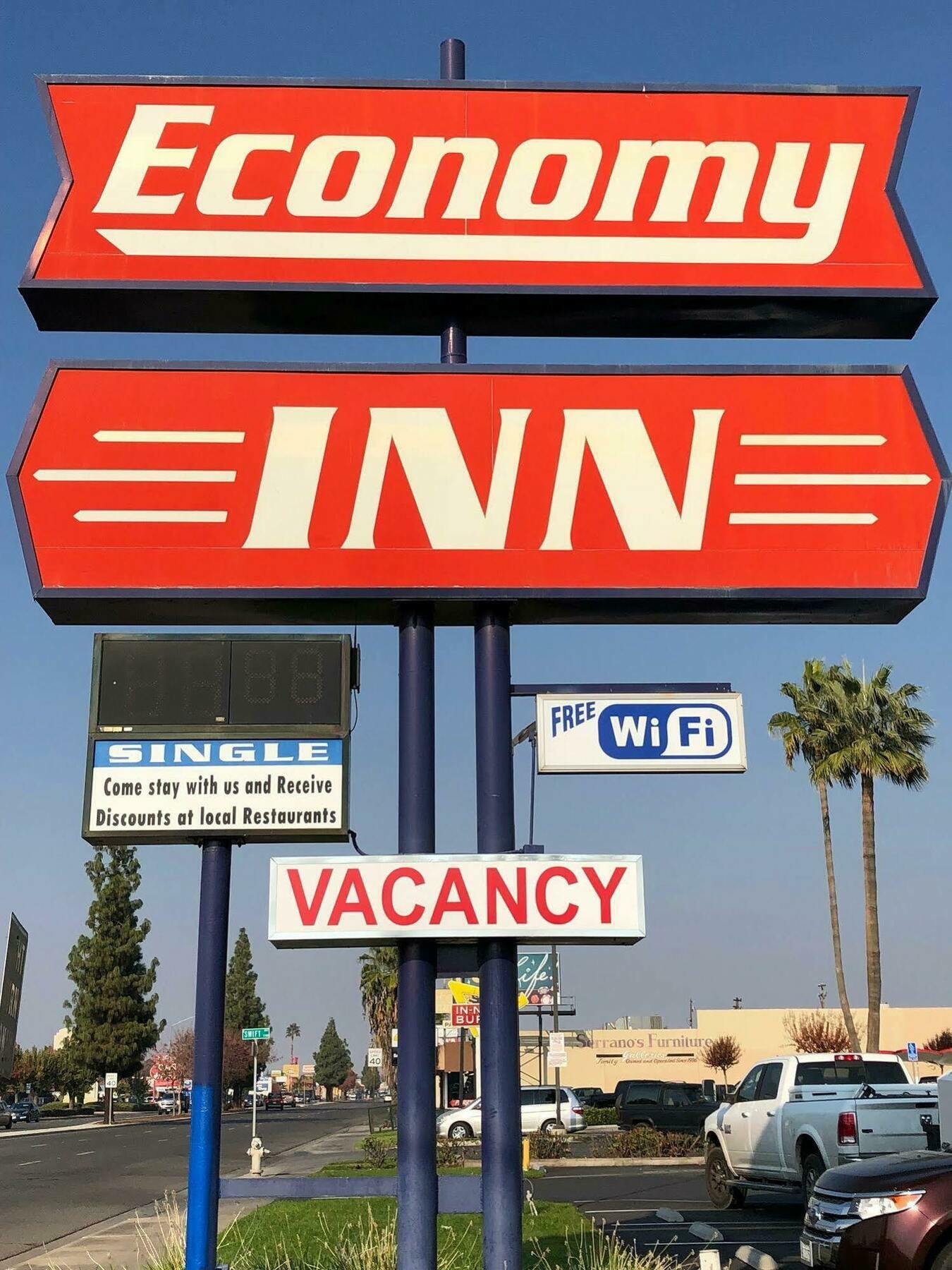 Economy Inn Fresno Dış mekan fotoğraf